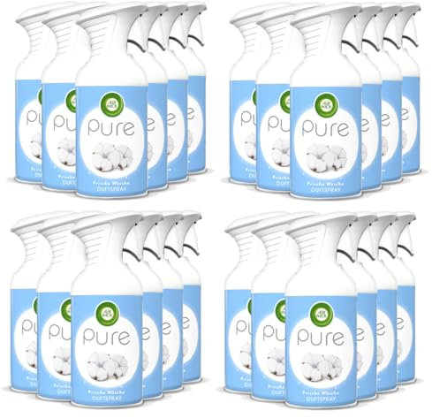 Air Wick Premium-Duftspray PURE Frische Wäsche 24 x 250ml (24er Pack)