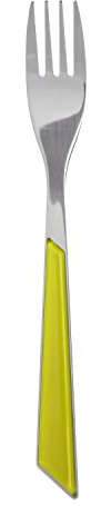 Forchetta Mirror verde in acciaio inox verde Tavola