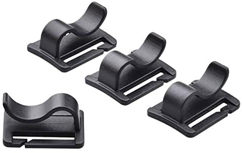 Jorzer 4PCS Trinkschlauch Halterung Tasche Schlauch Clip Outdoor Trinkbeutel Wasser Schlauch Klemme Pack Halterung für Outdoor-Aktivitäten