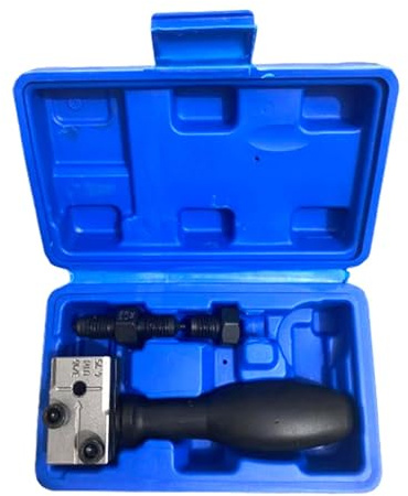 Rainorning Doppeltes Bördelwerkzeug für Bremsflüssigkeit Leitungen Von Kraftfahrzeugen für 3/16 Zoll 4,75mm Rohre