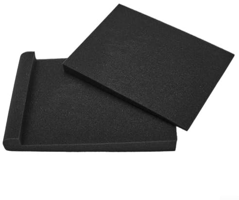 Acoustic Foam Pads for Studio Monitors Realistic Audio, Enhanced Sound Precision