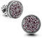 Manschettenknöpfe für den Mann, Manschettenknöpfe für Männer, Silberne Manschettenknöpfe für Hochzeit, Business, Vatertag, Geschenk für Männer, Platinierte Manschettenknöpfe mit Luxus-Geschenkbox