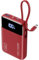 INIU Portable Charger, Compact 20000mAh Power Bank with Build in USB-C Cable, 45W Fast Charging Mini Powerbank, Flight Cruise Ship Travel Essentials Phone Charger for College Student Boys Girls, Red
