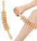 Faszienstab Holz Massageroller, Premium Faszienrolle Holz, Massage Roller Massagegerät, Körper Roller Faszienstab, Faszienrolle Holz für Beine, Nacken, Muskelentspannung, Körperformung (Gebogen)