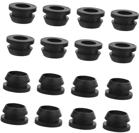 Milisten 50 Pcs Junta De VáLvula De Bypass De Riego: Junta de Sellado de Silicona para Sistemas De JardíN Y CéSped, TapóN De Riego por Goteo, Negro