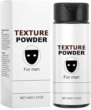 Generico Polvere per capelli da uomo,polvere volumizzante e polvere per texture,cera in polvere per capelli uomo – dona consistenza e volume immediati,puramente naturali,polvere per capelli per uomini