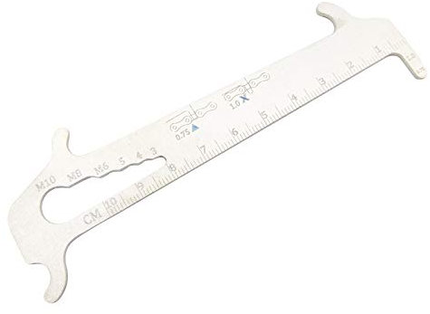 Qussedser Mountain Bikes Bicycle Sports Chain Measuring Tools Bike Bicycle Chain Checker Chain Hook Bolt Measurement