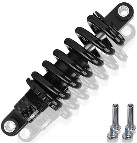 LYYCX Mountainbike Dämpfer 125mm 150mm 165mm 190mm Hintere Aufhängung für MTB XC Elektrische Faltende Fahrrad Batterie Auto E-Bike Stoßdämpfer Hinten(150mm,350Lbs)