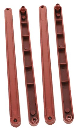 QUMIIRITY Guía Deslizante Para Cajones De Plástico Repuestos Para Cajones Carril Guía Del Cajón Cajoneras Armario Montaje Lateral Para Armarios Y Teclados 4 Rieles 9.25In