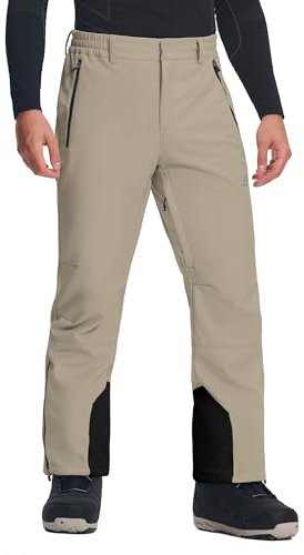 Pioneer Camp Herren Skihose Gefüttert Warm Snowboardhose Winddicht Wasserdicht Schneehose Softshellhose Outdoorhose Winter