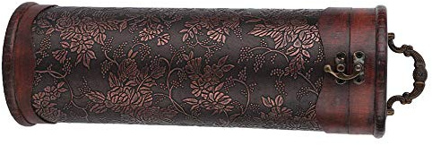 RiToEasysports Boîte de rangement délicate pour vin rouge avec motif sculpté, pour boissons de la Réunion et visites festives