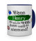 printplanet Tasse mit Namen Henry - Layout: Wenn Henry es Nicht weiß, dann weiß es niemand - Namenstasse, Kaffeebecher, Mug, Becher, Kaffee-Tasse - Farbe Blau