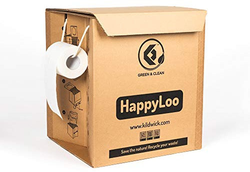 Kildwick HappyLoo Trockentoilette aus stabilem Karton