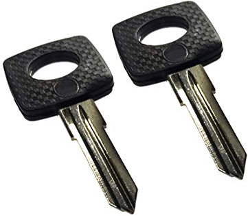 ihave Ersatz für 2 x Rohling Schlüssel 240D 300D 300CD 300SC 300TD W123 MB41P HU36P ME-HUP HFHUP17 HF28P, Schwarz, Small
