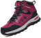 VTASQ Scarpe da Escursionismo Uomo Donna Arrampicata Sportive Impermeabili Traspiranti Passeggiate Stivali per Antiscivolo Sportive All'aperto Scarpe da Escursionismo Rosa Rossa 37EU