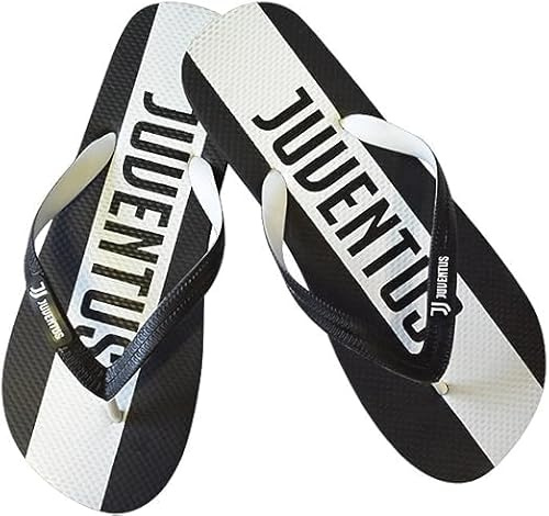 JUVENTUS Infradito da Mare o Piscina - Collezione 2021 - Bambino e Adulto - 100% Originale - 100% Prodotto Ufficiale - Unisex - Scegli Il Numero (39/40 EU)