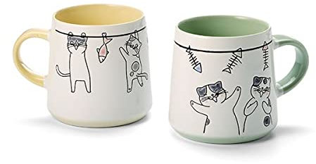 NEU teemando® Becher Charlie New Bone China, 2-fach sortiert 0,35 l