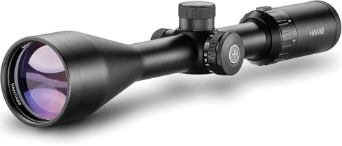 Hawke Vantage IR 3-9x50 Riflescope | Shockproof Waterproof Fogproof Hunting Scope w/Capped Low-Profile Turrets, 11 Layer Fully Multi-Coated Lenses & Fast Focus Eyebell, L4A Dot Reticle (14229)