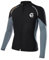Neoprenanzüge Jacke für Herren und Damen, 2 mm Neopren, Reißverschluss vorne, langärmelig, Surfen, Schwimmen, Tauchen, Neoprenanzug, Oberteil (4XL, Herren)