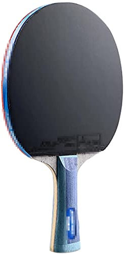 Ping-Pong-Paddel aus Kohlefaser, professioneller Tischtennisschläger, hochelastischer Blauer Schwamm, fortschrittliches Ping-Pong-Paddel, offener Griff, 8 Sterne/Langer Griff, professioneller und Tr