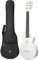 Enya Nova Go Mini Gitarre – Weiß 1/4 Akustik Gitarre Kohlefaser Reise Gitarre für Erwachsene Anfänger Starter Set Kinder Musikalische Aufklärung per Ostern Geburtstag Weihnachten Geschenk