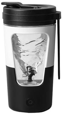 MyNvy electric protein shaker self stirring mug 430Ml Rechargeable Fully Automatic Mixing Cup, Portable Sports and Fitness Water Cup, Stirred Protein Powder Milkshake(Color:1)