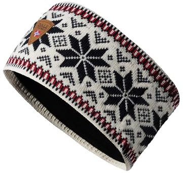 Dale of Norway Unisex Garmisch Stirnband, Offwhite-Navy Raspberry, ONE Size