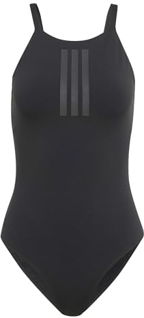adidas Women's 3-Streifen HIGH Neck 2-Way Straps PEACHSOFT Badeanzug
