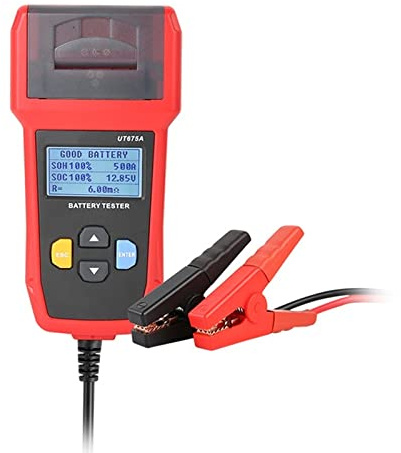 Batterietester Auto-Batterie-Tester 1 2V 24V DC. Ladegerät Analysator. UT673A UT675A. Kapazitätslast Tester Kurbelsystemtest 40-200 0cca.(UT675A)