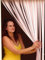 Caravan/RV Door Curtain,Bug Blind,Fly Blind,Strip Blind-SOFT PINK & WHITE