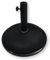 Marko Outdoor Black Concrete Round Parasol Base 12kg 36cm Diameter W/Parasol Pole Adaptors