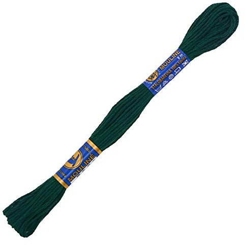 1 Docke Stickgarn 2g / Sticktwist 100% Baumwolle Stickerei verschiedne Farbwahl Auswahl 4, Farbe :6892 dunkelgrün
