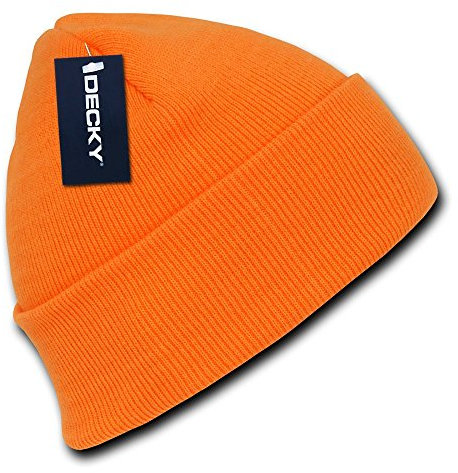 Decky Neon Acryl Long Beanie Orange orange Nicht zutreffend