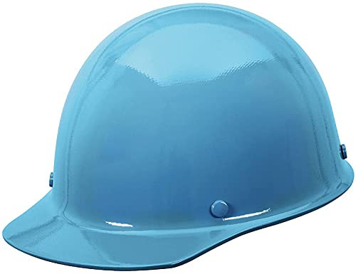 MSA 475401 Skullgard Cap Style Sicherheits-Harthut mit Fas-Trac III Ratschenaufhängung | Nicht-Schlitzkappe, aus Phenolharz, Strahlende Wärmebelastungen bis 350F - Standardgröße in Blau 4032792338104