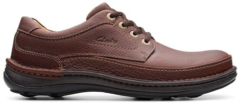 Clarks Herren 203390058 boty, Mahagoni Leder, 40 EU