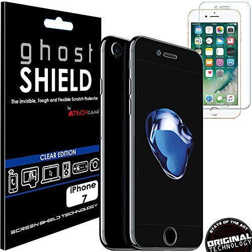 TECHGEAR Screen Protector to fit iPhone SE 5G 2022/2020, iPhone 8, iPhone 7 4.7 [ghostSHIELD Edition] Genuine Reinforced Flexible TPU Screen Protector Guard Covers with Full Coverage
