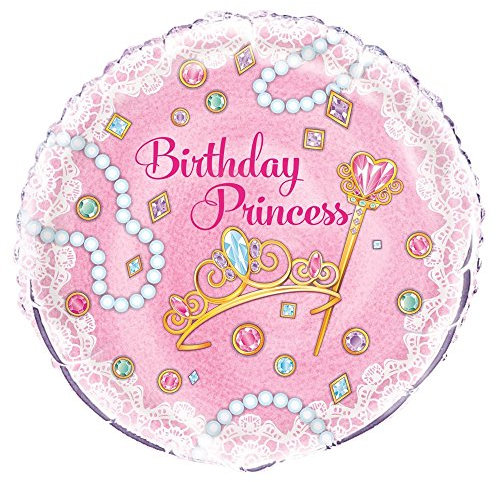 Unique Party 58147 - 18 Foil Pink Princess Balloon