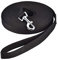 HAPPY HACHI Schleppleine für Hunde, 3m /5m /10m /15m /20m /25m /30m /33m Nylon Hundeleine mit Handschlaufe, Trainingsleine mit D-Karabiner,Lange Hundeleine,für Gehorsamkeitstraining (Schwarz, 10)