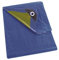 Perel Bâche, bâche imperméable, bache de Protection extérieur, hivernage, très résistante, 20 œillets, Angles renforcés, rectangulaire, Bleu/Vert, 110 g/m², 4 x 6 m