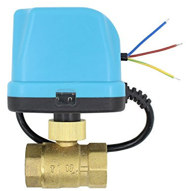 2 wege motorkugelhahn kugelventil elektrisch 12v 24v DC 2 wege ventil elektrisch 1/2 3/4 1 1-1/4 1-1/2 2 zoll (DC 12V, 1/2 zoll DN15)