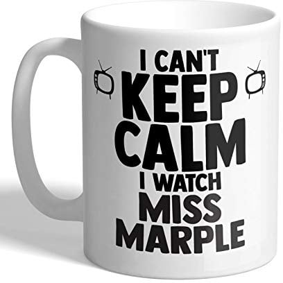 I Love Mugs - I Can't Keep Calm I Watch Miss Marple - Mug, Ceramic, 11fl.oz.