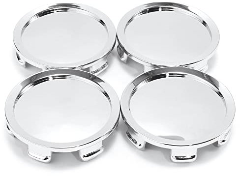 RhinoTuning 4 Stück Radnabenkappen für OZ Racing Nabendeckel OD 74,5 mm ID 70 mm, Chrom Radnabenabdeckung Geeignet für Superforgiata S2000 ap2v2 Rad, M608 M242 81310409 Felgendeckel