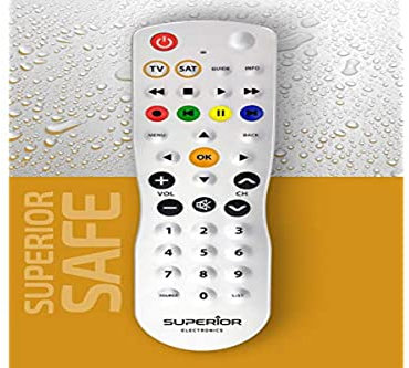 Superior Electronics SUPTWW001 Telecomando Universale Safe con Due Banchi di Memoria, Bianco