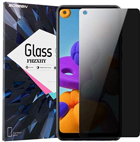 FHZXHY Displayschutzfolie für Google Pixel 4A (5,8 Zoll 2020), Anti-Spionage-Displayschutzfolie aus gehärtetem Glas, Härtegrad 9H, kratzfest, Anti-Peep für Google Pixel 4a (5,8 Zoll 2020), Schwarz, 2