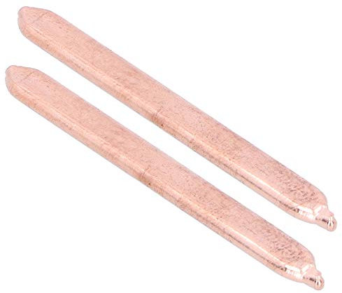 2 Stück Heatpipe, 80MM Wärmeleitendes Messingrohr DIY Laptop Notebook CPU GPU Kühlkörper Flaches Heatpipe