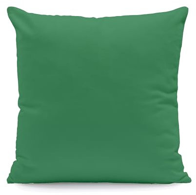 Kissenbezug 30x50 cm Uni Grün Baumwolle Dekokissen Kissenhülle Couchkissen Sofakissen Deko Reißverschluss