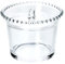 KADAX Azucarero, azucarero de cristal, especiero con tapa ergonómica, recipiente de cristal transparente para azúcar, tarro de especias con base reforzada, (redondo, con bolas)
