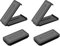 URAQT 4PCS Clips de Réglage de la Ceinture de sécurité, Durable Clip Ceinture de Sécurité Ajustable en ABS, Universel Ajusteur Pince de ceinture de sécurité de voiture pour Enfants/Adultes (Noir)