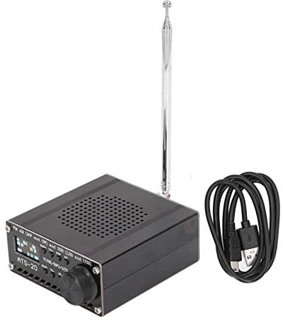 Vollband-Funkempfänger AM FM MW SW SSB LSB Radioempfänger USB-Scanner Tragbares Funkgerät mit Antenne ATS‑20 SI4732