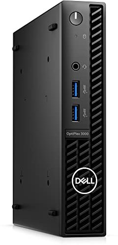 Dell OptiPlex 3000 i5-12500T MFF Intel Core i5 8 GB DDR4-SDRAM 256 GB SSD Windows 10 Pro Mini PC Black
